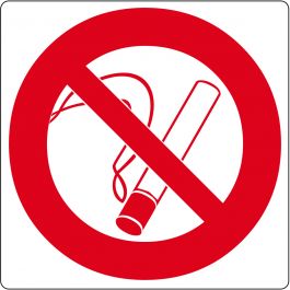 Vloerpictogram “verboden te roken”