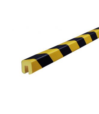 Knuffi stootrand randprofiel type G – geel-zwart – 5 meter