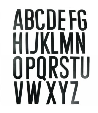 Set magnetische letters (alfabet)